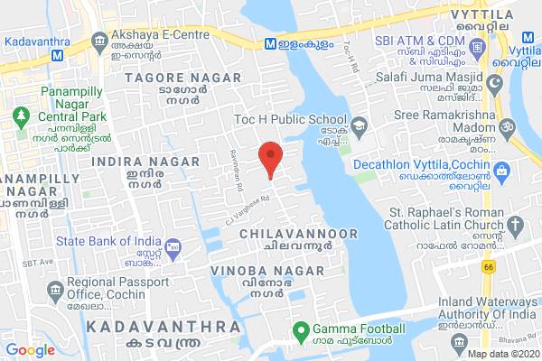 fully furnished apartment for rent at Chilavannor, near kadavanthra. location  Chilavannur Rd, Chilavannoor, Kochi, Kerala 682020, India