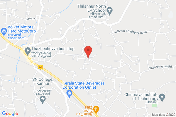 13 cent with home for sale in thazhe Chovva attadappa Road location  Attadappa Rd, Elayavoor, Kerala 670006, India