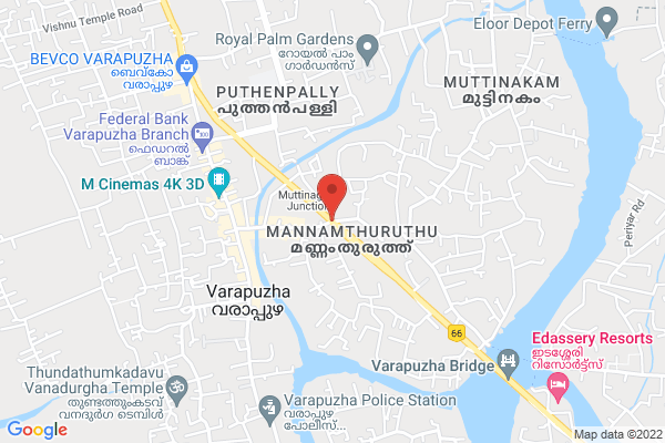 2bhk house for sale location  Varapuzha Junction Mannamthuruthu Kochi