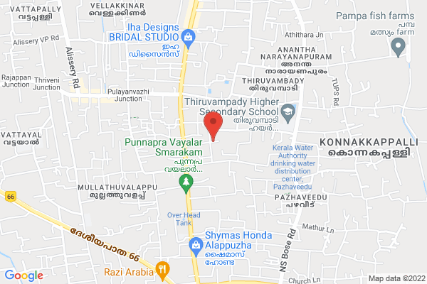 Alappuzha vellakinar tow LIC ഇടവഴി location  Alappuzha, Kerala 688002, India