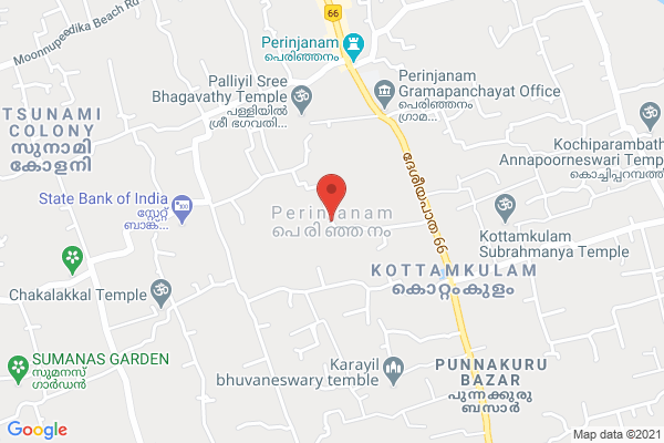 നാളികേര ചിരവ location  Perinjanam, Kerala, India