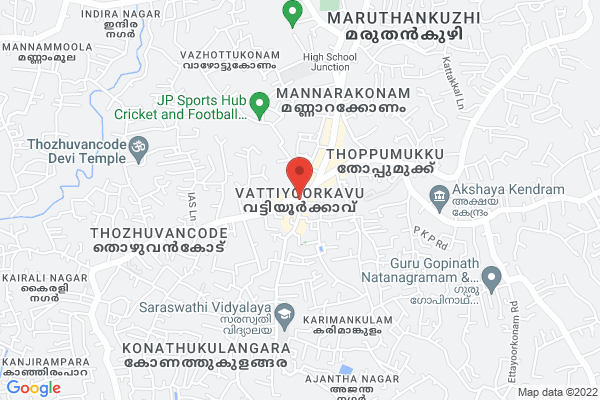 vattiyoorkavu thoppumukk 3,350 cent 1700 sqft location  Vattiyoorkavu, Thiruvananthapuram, Kerala 695013, India