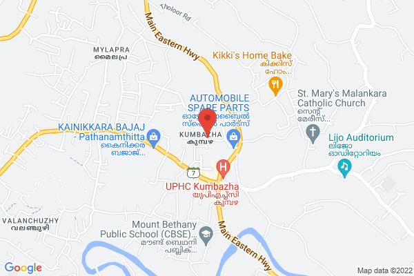 5 cent land & 1750 sq. ft house for sales @ Kumbazha (Eetimootilpadi) location  Kumbazha, Mylapra, Pathanamthitta, Kerala, India