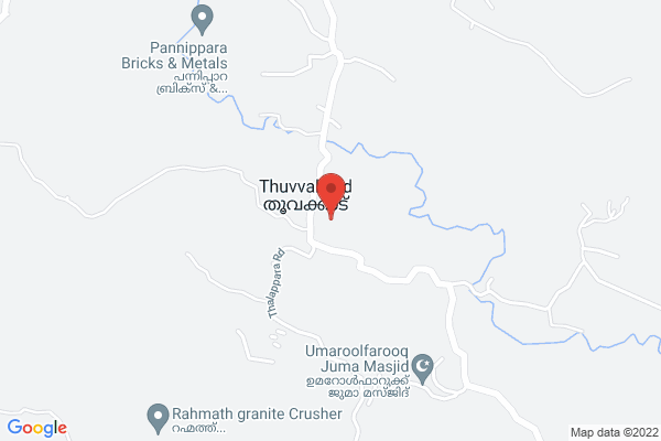 artifical plant location  Thuvvakkad, Kerala, India