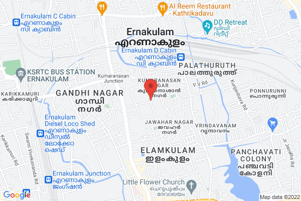 Ekm dist posh lux flat.Mather Elcastilo . location  MP Pylee Road, X7GX+FXW, PO, Jawahar Nagar, Kadavanthra, Kochi, Kerala 682020, India