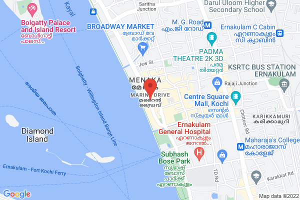Volkswagen Polo (2016) location  Marine Drive Kochi EKM