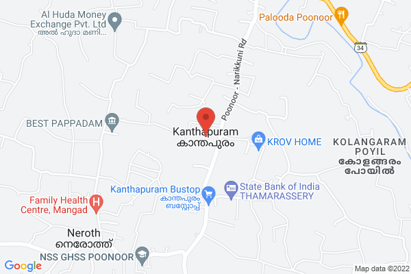 Herbal Hair Oil location  Kanthapuram, Kerala 673574, India