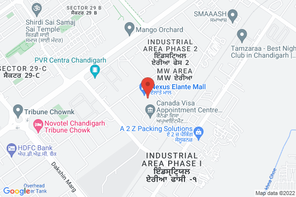 Samsung charger location  Elante Mall, 178-178A, Purv Marg, Industrial Area Phase I, Chandigarh, 160002, India