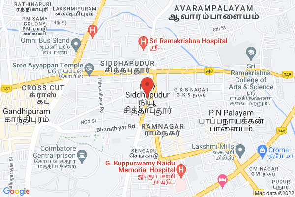 E-scooter Sales Manager location  Siddhapudur, New Siddhapudur, Tamil Nadu 641044, India