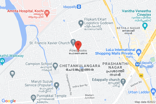 Land and old House for sale location  Ponekkara Edappally Ernakulam