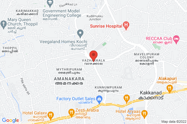 10 സെന്റ് സ്ഥലം വിൽപ്പനക്ക് location  Vazhakkala Kochi Ernakulam