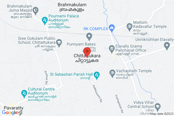 HOUSE FOR SALE location  Chittattukara Thrissur KL