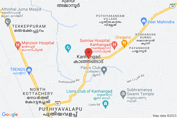 Juice counters location  Kanhangad Kasaragod KL
