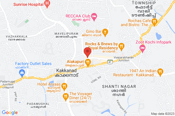 വീടും സ്ഥലവും വില്പനയ്ക് location  Kakkanad Junction Thrikkakara Kakkanad