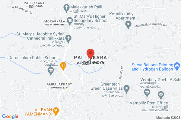 PLOT FOR SALE location  Pallikkara Ernakulam KL