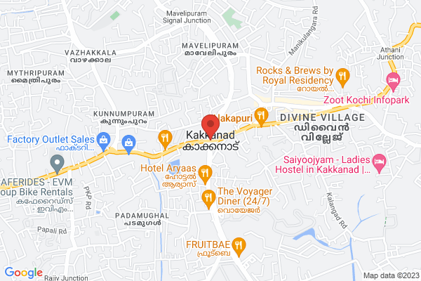 4BHK Villa for sale location  Kakkanad Ernakulam KL