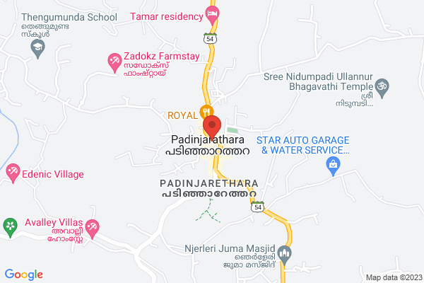 R9 MS romantic pool villa location  Padinjarathara Wayanad KL