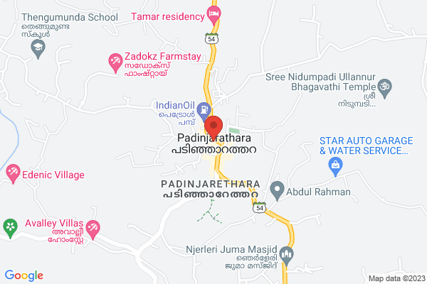 R11W TR DELUX VILLAS location  Padinjarathara Wayanad KL