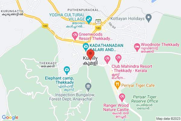 R1T FC The Tule location  Thekkady Kumily Idukki