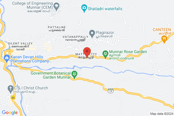 QB Stay-R37M DV Valley View Rooms location  Munnar - Top Station Hwy Mattupetty Munnar