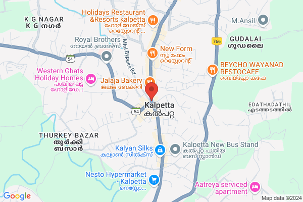 R19W WR SUPERIOR DELUX A/C (2+2) location  Kalpetta Wayanad KL