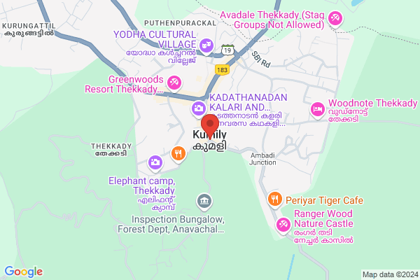 R71M TH SUPERIOR TEA VIEW ROOM location  Thekkady Kumily Idukki
