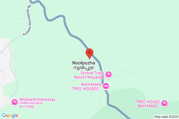 R28W WFR PLANTERS Bungalow location  Noolpuzha Wayanad KL