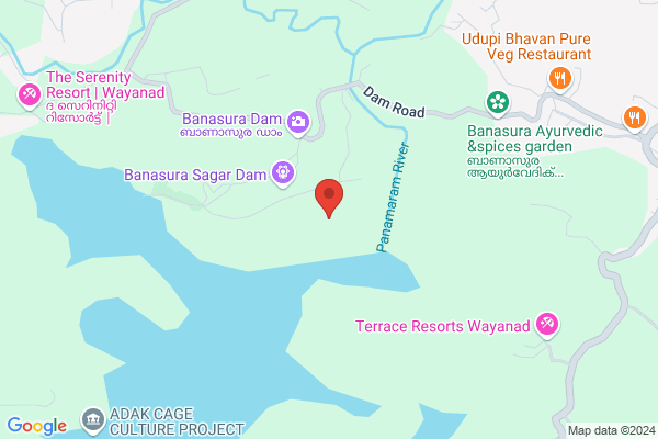 R30W TR STANDARD ROOM location  Banasura Sagar Dam Padinjarathara Wayanad
