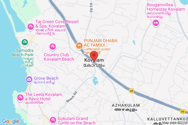 R4 KVLM SBR DBL STD NON SEA VIEW location  Kovalam Thiruvananthapuram KL