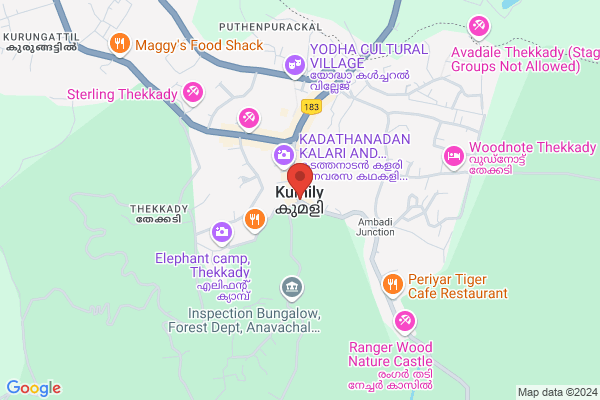 R2T  HD  WOODS COTTAGE location  Thekkady Kumily Idukki