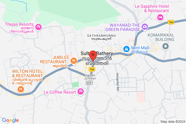 R37W HMF KING A/C (4 PAX) location  Sultan Bathery Wayanad KL