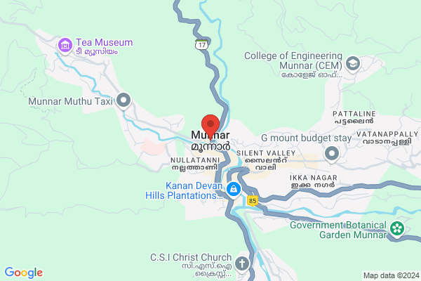 R120M KH ADLH AROHA (NON AC DELUXE ROOM) location  Munnar Idukki KL