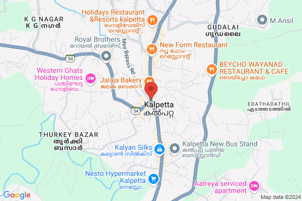 R40W KH THW WOODS COTTAGE location  Kalpetta Wayanad KL
