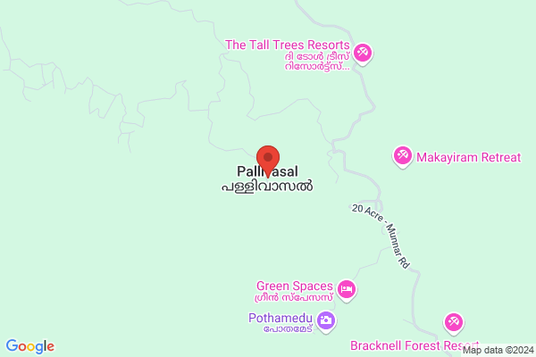 R122M KH TV  VALLE LUXE (VALLEY VIEW ROOM ) location  Pallivasal Idukki KL