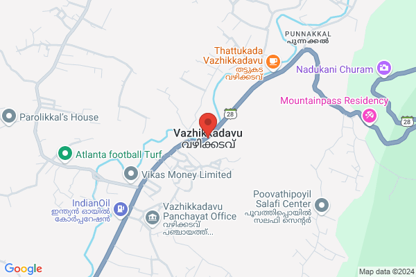 R14V WV ECONOMY ROOM (NON A/C) location  Vazhikkadavu Malappuram KL