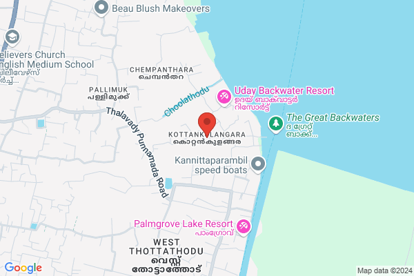 R6A VBWR PREMIUM POOL VILLA (2 BED ROOM) location  Kottankulangara Alappuzha Alappuzha