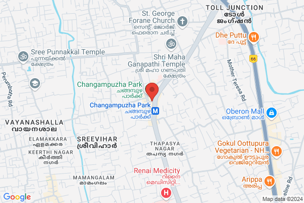 Small Honey (Cheruthen) location  Changampuzha Park Rd Devankulangara Mamangalam