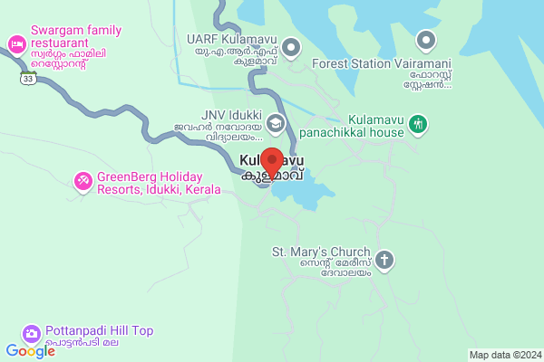 R153M GBHR  DELUXE PLUS NON A/C COTTAGE ROOM location  Kulamavu Idukki KL