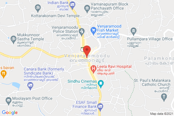 Magic mug blue location  Venjarammoodu, Kerala, India