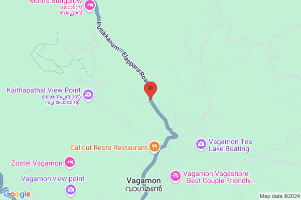 R2V HS FLA PRIVATE VILLA (10 PAX - 5 BEDROOM ) location  Pullikkanam - Elappara Road Vagamon Idukki
