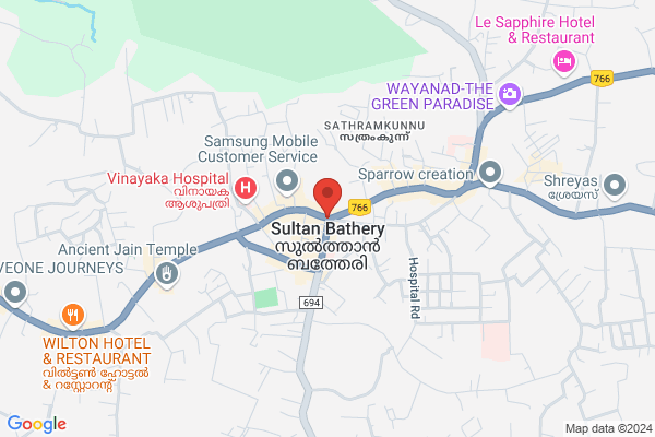 R44W TY LUX COTTAGE location  Sultan Bathery Wayanad KL