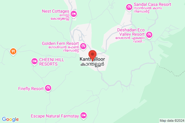 R2KAN HS VHMF DELUXE ROOMS location  Kanthalloor Idukki KL