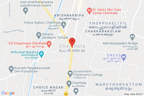 Electrical work location  Cherthala, Kerala, India