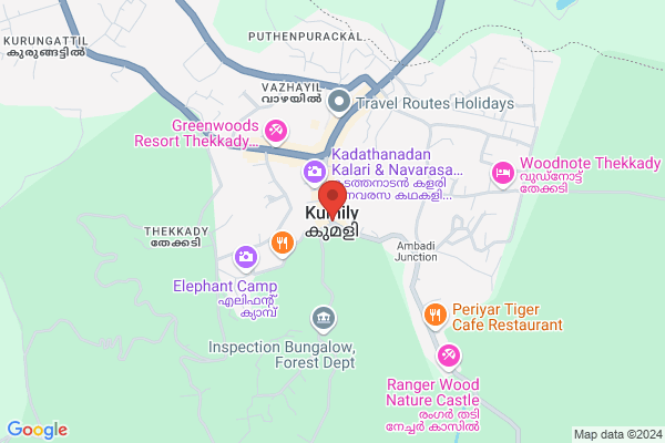 R26TH MI AC DELUXE location  Thekkady Kumily Idukki