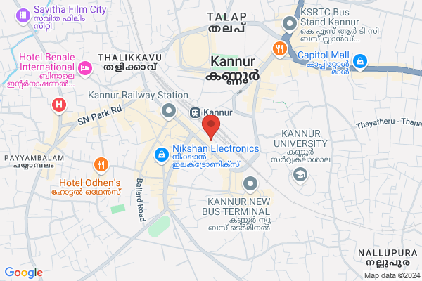 R2KNR BBH EXECUTIVE CLUB location  Thavakkara Kannur Kannur