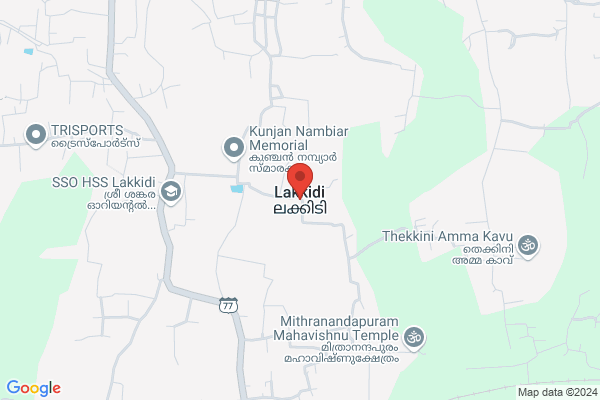 R49W WW DELUXE ROOM WITH BALCONY location  Lakkidi Palakkad KL