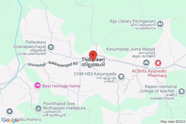 R3KNR AR NON AC ROOM 4 (PAX) location  Thillankeri Kannur KL