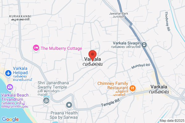 R20VRK DBR DELUXE ROOM location  Varkala Thiruvananthapuram KL