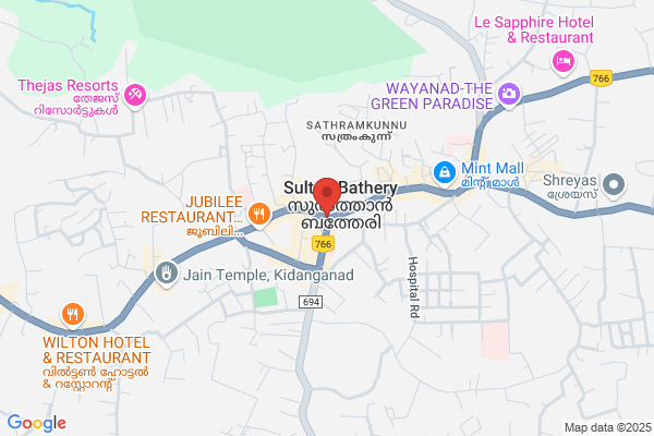 R53W SGR TWO BED ROOM VILLA location  Sultan Bathery Wayanad KL