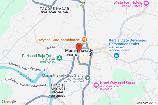 R60W AG TWIN VILLA location  Mananthavady Wayanad KL
